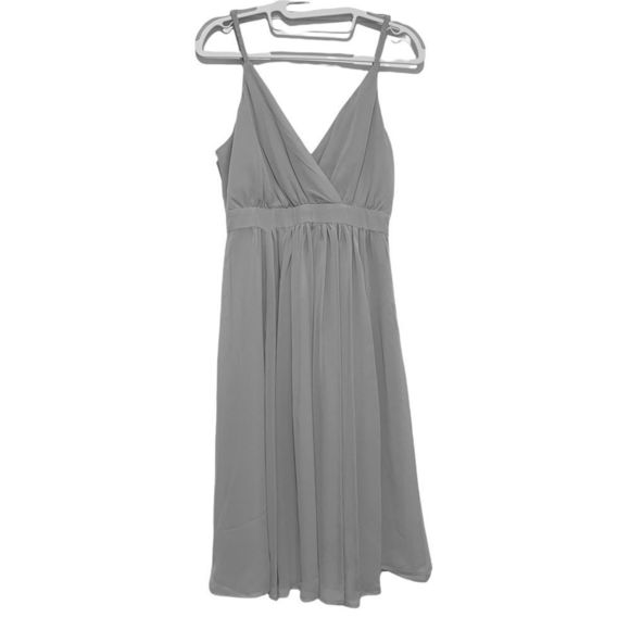 New York & Company Dresses & Skirts - EVA mendez NY & co bridal collection empire waist dress gray size 4